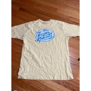 Vtg Tommy Bahama Graphic T-Shirt Short Sleeve Casual Top Yellow Men's M Relaxed